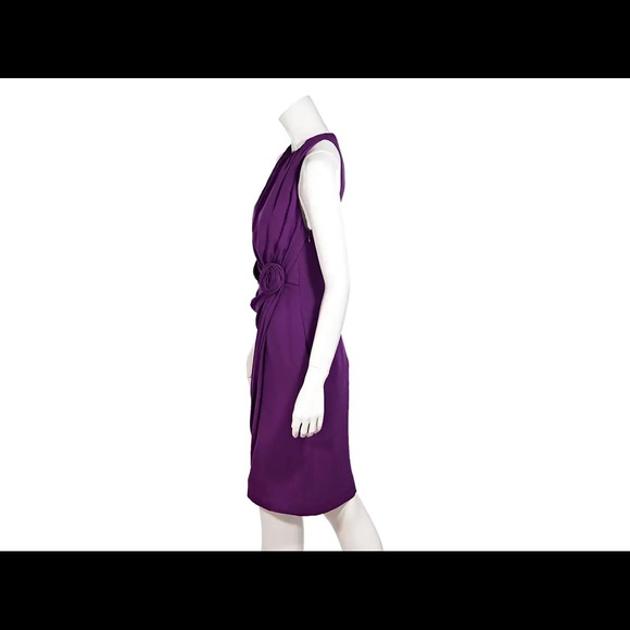 EUC Moschino Cheap And Chic dress Purple, Silk sz8 - Picture 6 of 15